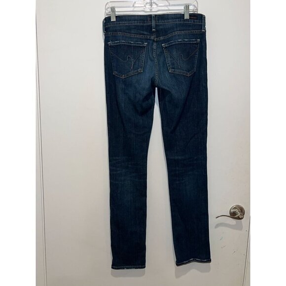 Citizens Of Humanity Womens High-Rise Slim Straight Leg Jeans Size 28 Dark Wash - Picture 4 of 12